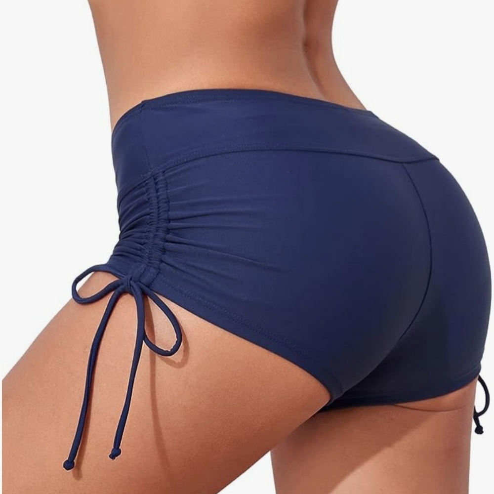 Navy swim shorts, size L, NWOT